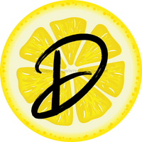 Thumbnail for Personalized Lemon Sign Initial Monogram Decoe-4088-Dh-Custom 18 Wood Round D