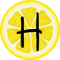 Thumbnail for Personalized Lemon Sign Initial Monogram Decoe-4088-Dh-Custom 18 Wood Round H