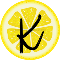 Thumbnail for Personalized Lemon Sign Initial Monogram Decoe-4088-Dh-Custom 18 Wood Round K