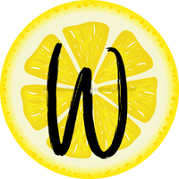 Thumbnail for Personalized Lemon Sign Initial Monogram Decoe-4088-Dh-Custom 18 Wood Round W