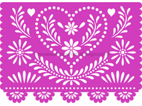 Thumbnail for Picado Papel Fiesta 22" Wood Door Hanger - DECOE-W-903683-DH