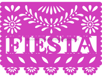 Thumbnail for Picado Papel Fiesta 22" Wood Door Hanger - DECOE-W-903691-DH