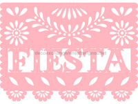 Thumbnail for Picado Papel Fiesta 22" Wood Door Hanger - DECOE-W-903692-DH