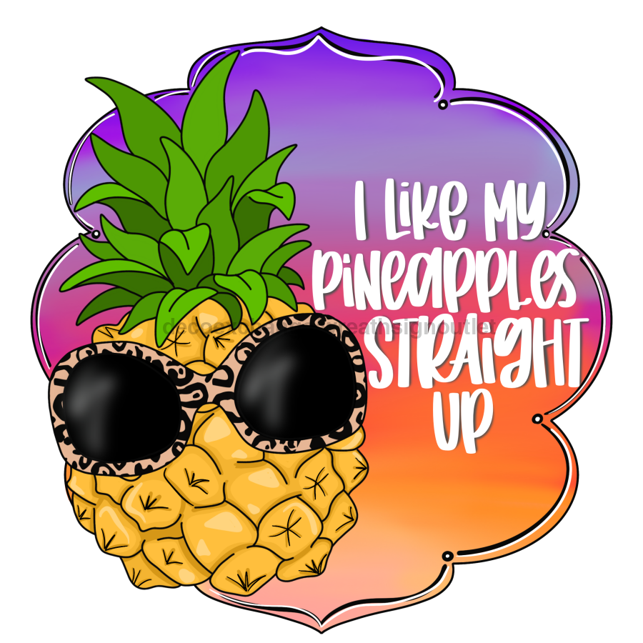 Pineapple Sign, Summer Sign, wood sign, CR-W-076 - DecoExchange¬Æ