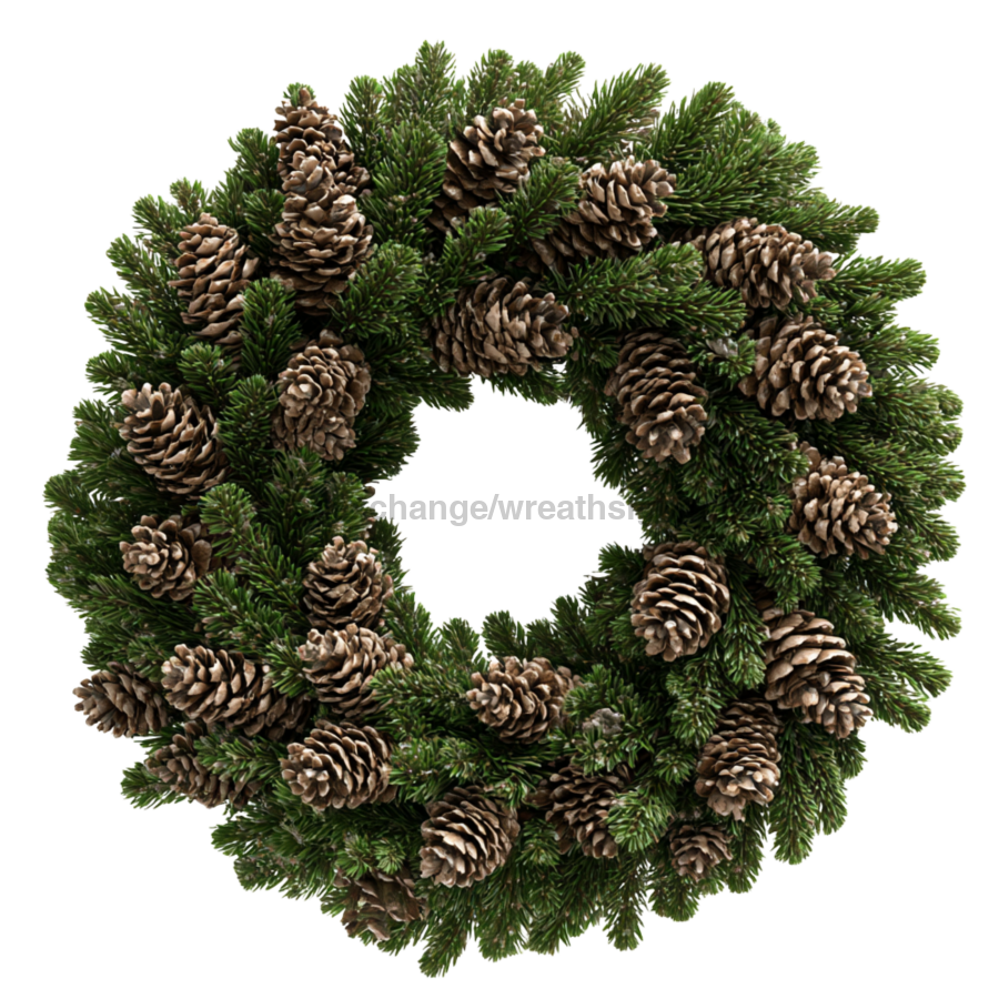 Pinecone Base 22" Wood Door Hanger - DCO-W-00092-DH