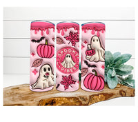 Thumbnail for Pink Halloween Tumbler, 20 oz Skinny Tumbler - DECOETUMBLER-344