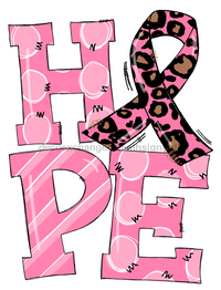 Thumbnail for Pink Hope Awareness 22" Wood Door Hanger - DECOE-W-0136-DH