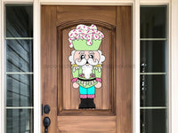 Thumbnail for Pre-Order: Christmas Sign Nut Cracker Wood Sign Cr-W-089-Dh 22 Door Hanger