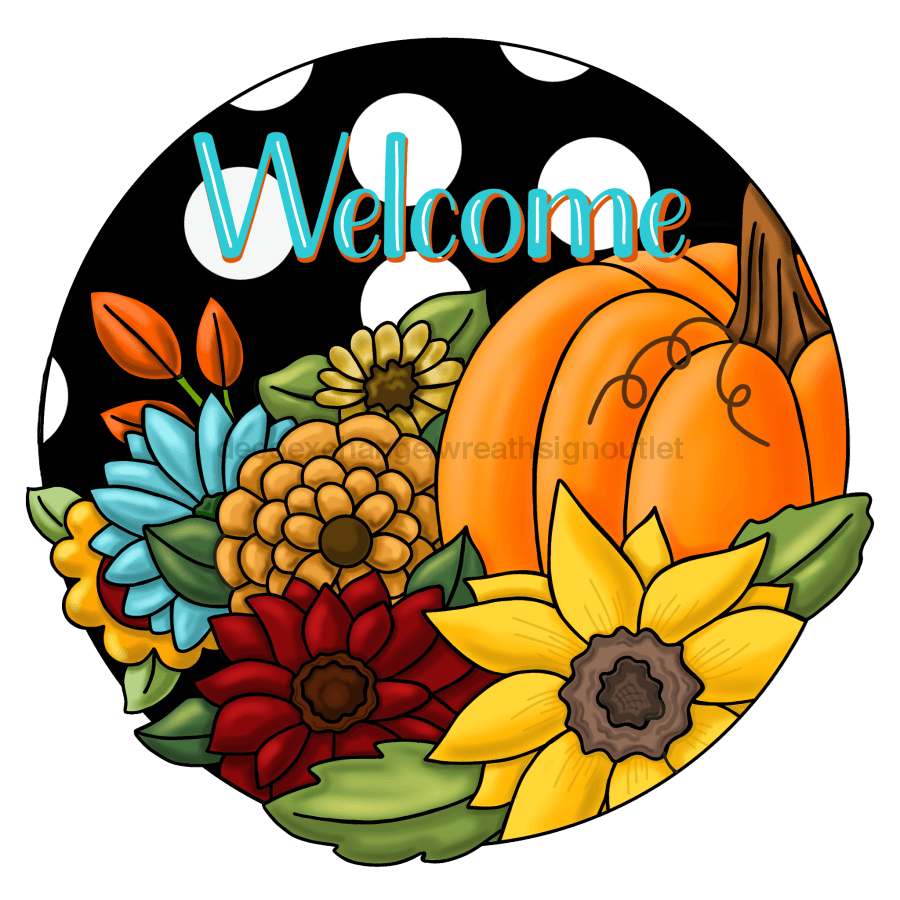 Pre-Order: Fall Sign Pumpkin Wood Sign Pcd-W-055 22 Door Hanger