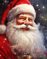 Thumbnail for Red Santa Sign Christmas Dco-00701 For Wreath 8X10 Metal