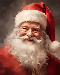 Thumbnail for Red Santa Sign Christmas Dco-00703 For Wreath 8X10 Metal
