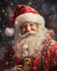 Thumbnail for Red Santa Sign Christmas Dco-00706 For Wreath 8X10 Metal