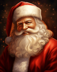 Thumbnail for Red Santa Sign Christmas Dco-00707 For Wreath 8X10 Metal