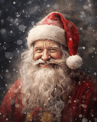 Thumbnail for Red Santa Sign Christmas Dco-00713 For Wreath 8X10 Metal