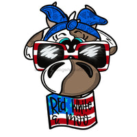 Thumbnail for Red White Moo Cow Door Hanger, MJ-W-00091-DH, 22in Wood Door Hanger