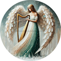 Thumbnail for Religious Angel Sign, DECOE-5286-D, Sign For Wreath, 10