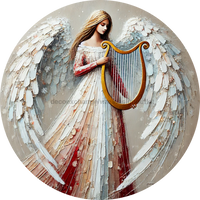 Thumbnail for Religious Angel Sign, DECOE-5287-D, Sign For Wreath, 10