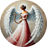 Thumbnail for Religious Angel Sign, DECOE-5289-D, Sign For Wreath, 10