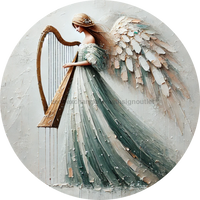 Thumbnail for Religious Angel Sign, DECOE-5299-D, Sign For Wreath, 10