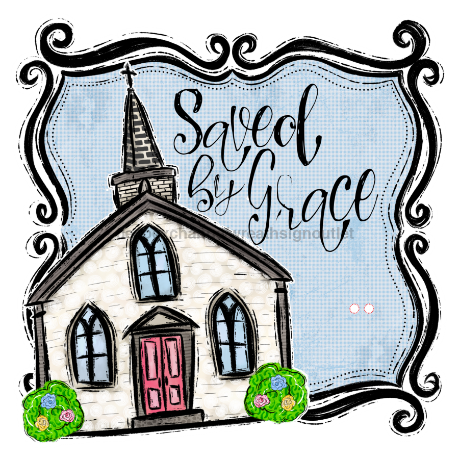 Religious Church Cut Bow Holes 22" Wood Door Hanger - DECOE-W-903447-DH