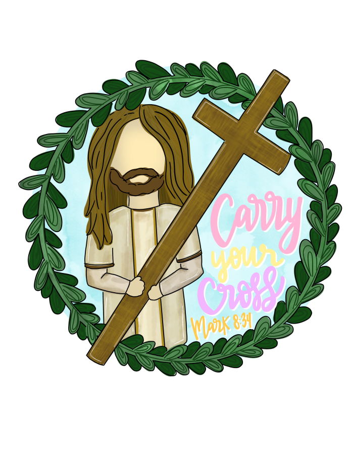 Religious Easter 22" Wood Door Hanger - DECOE-W-903723-DH