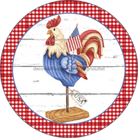 Thumbnail for Vinyl Decal, Rooster Sign, Patriotic Sign, 10