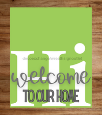 Thumbnail for Sage Hi Door Hanger Dco-01659-Dh-Sg 16X18’ Rectange Wood