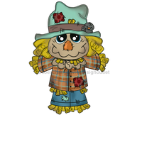 Thumbnail for Scarecrow Wood Wreath Sign Mj-W-00027 14‚Äô