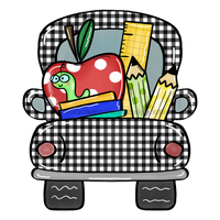 Thumbnail for School Sign, Black School Truck Sign, wood sign, DECOE-W-044 - DecoExchange¬Æ