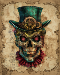 Thumbnail for Skull Sign Halloween Dco-01684 For Wreath 8X10’ Metal