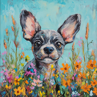 Thumbnail for Spring Dog Sign, DCO-13380, Sign For Wreath, 10x10