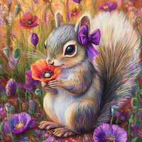 Thumbnail for Squirrel Sign, Mask Sign, SHR-00006, Sign For Wreath, 10x10in Metal Sign