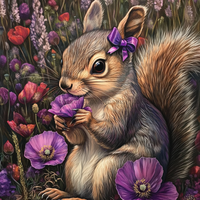 Thumbnail for Squirrel Sign, Mask Sign, SHR-00007, Sign For Wreath, 10x10in Metal Sign