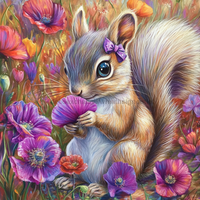 Thumbnail for Squirrel Sign, Mask Sign, SHR-00012, Sign For Wreath, 10x10in Metal Sign