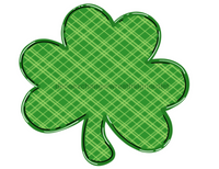Thumbnail for St Patricks Day Clover 22" Wood Door Hanger - DECOE-W-341-DH