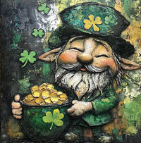 Thumbnail for St Patricks Day Sign, Leprechan Sign, DCO-02322, Sign For Wreath, 10x10 Metal Sign