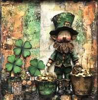 Thumbnail for St Patricks Day Sign, Leprechan Sign, DCO-02330, Sign For Wreath, 10x10 Metal Sign