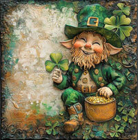 Thumbnail for St Patricks Day Sign, Leprechan Sign, DCO-02334, Sign For Wreath, 10x10 Metal Sign