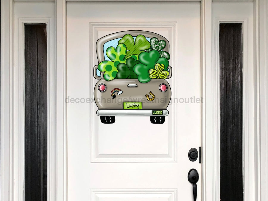 St Patricks Day Sign Truck Wood Sign Pcd-W-078 22 Door Hanger