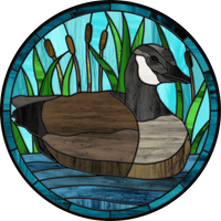 Thumbnail for Stained Glass Sign, duck Sign, VINYL-DECOE-4043, 10