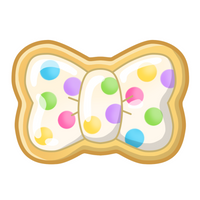 Thumbnail for Sugar Cookie Bow Sugar Cookie 22" Wood Door Hanger - 44192659800219