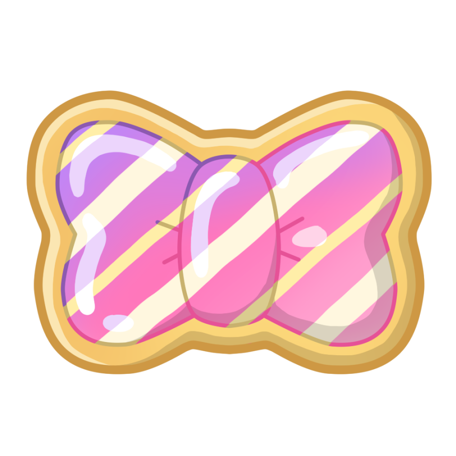 Sugar Cookie Bow Sugar Cookie 22" Wood Door Hanger - DECOE-W-903751-DH