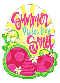 Thumbnail for Summer 30" Wood Door Hanger - DECOE-W-830-DH-30