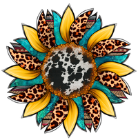 Thumbnail for Sunflower, Cow Print Flower, Leopard Flower, wood sign, Door Hanger, DECOE-W-089 - DecoExchange¬Æ