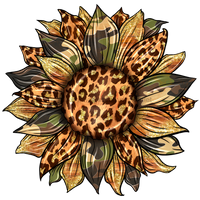 Thumbnail for Sunflower, Fall Flower, Animal Print Flower, Army Flower, wood sign, DECOE-W-075 - DecoExchange¬Æ