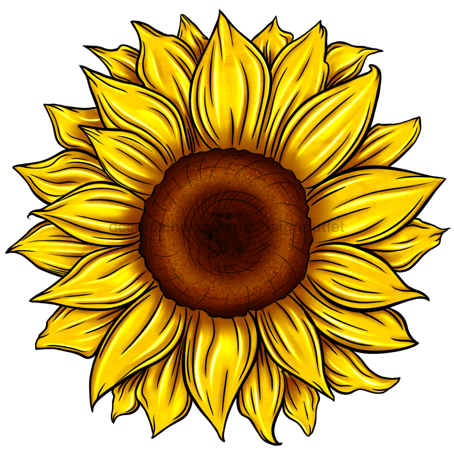 Sunflower, Fall Flower, wood sign, Door Hanger, DECOE-W-087 - DecoExchange¬Æ