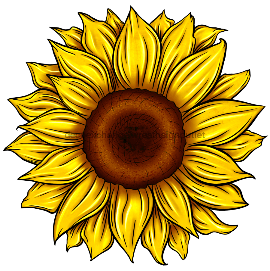 Sunflower, Fall Flower, wood sign, Door Hanger, DECOE-W-087 wood wreath sign, wreath size wood, fall