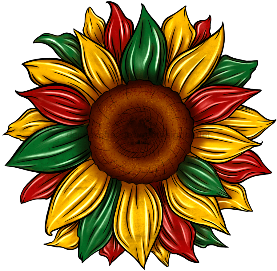 Sunflower, Juneteenth Flower, wood sign, DECOE-W-081 - DecoExchange¬Æ