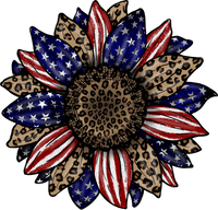 Thumbnail for Sunflower, Patriotic Flower, American Flower, wood sign, DECOE-W-084 door hanger, summer, fall, every day