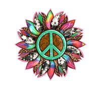 Thumbnail for Sunflower, Peace Flower, Pride Flower, wood sign, Door Hanger, DECOE-W-088 - DecoExchange¬Æ